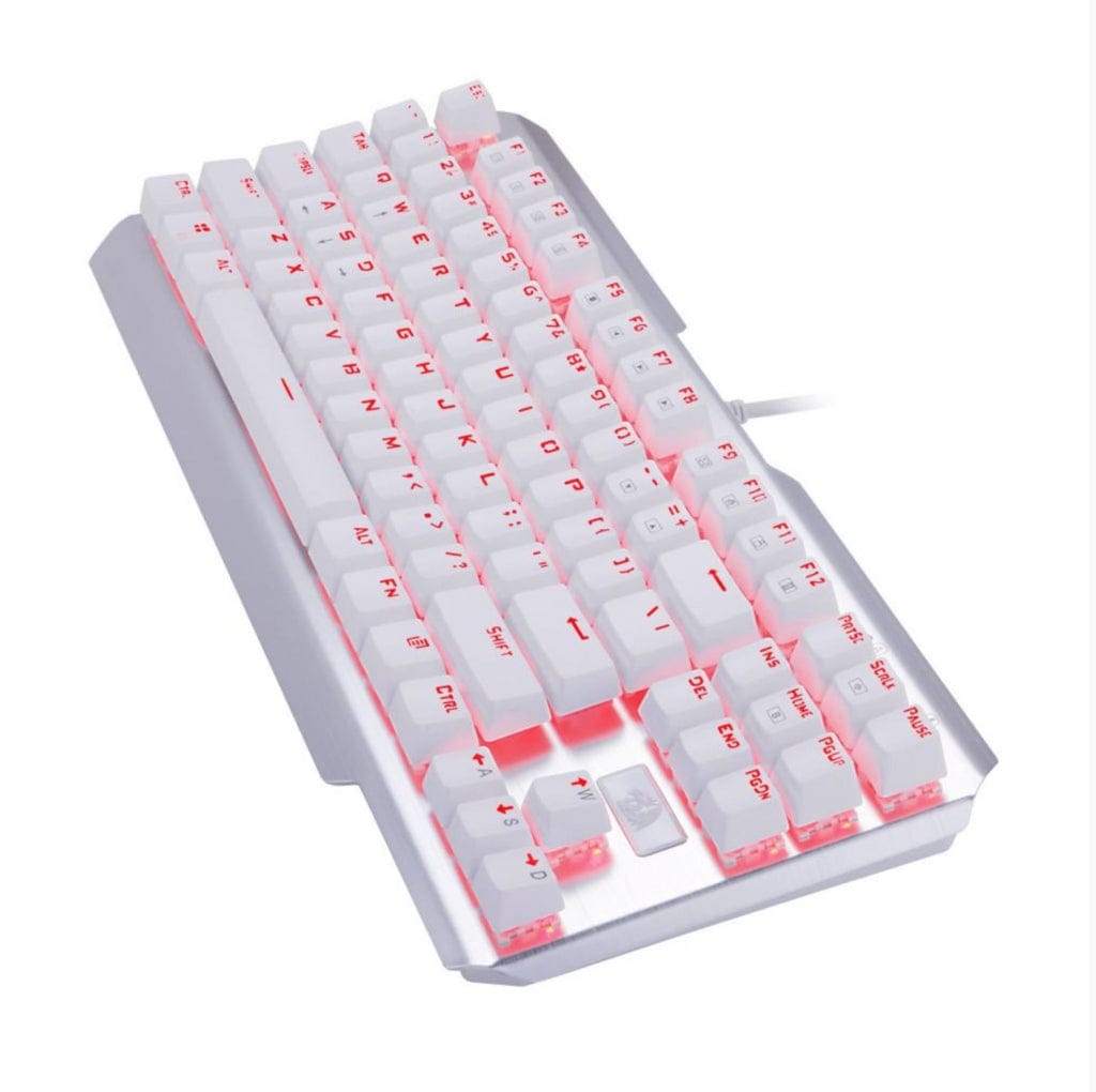 REDRAGON USAS K553W ŽIČNA TIPKOVNICA, BELA 6950376704467