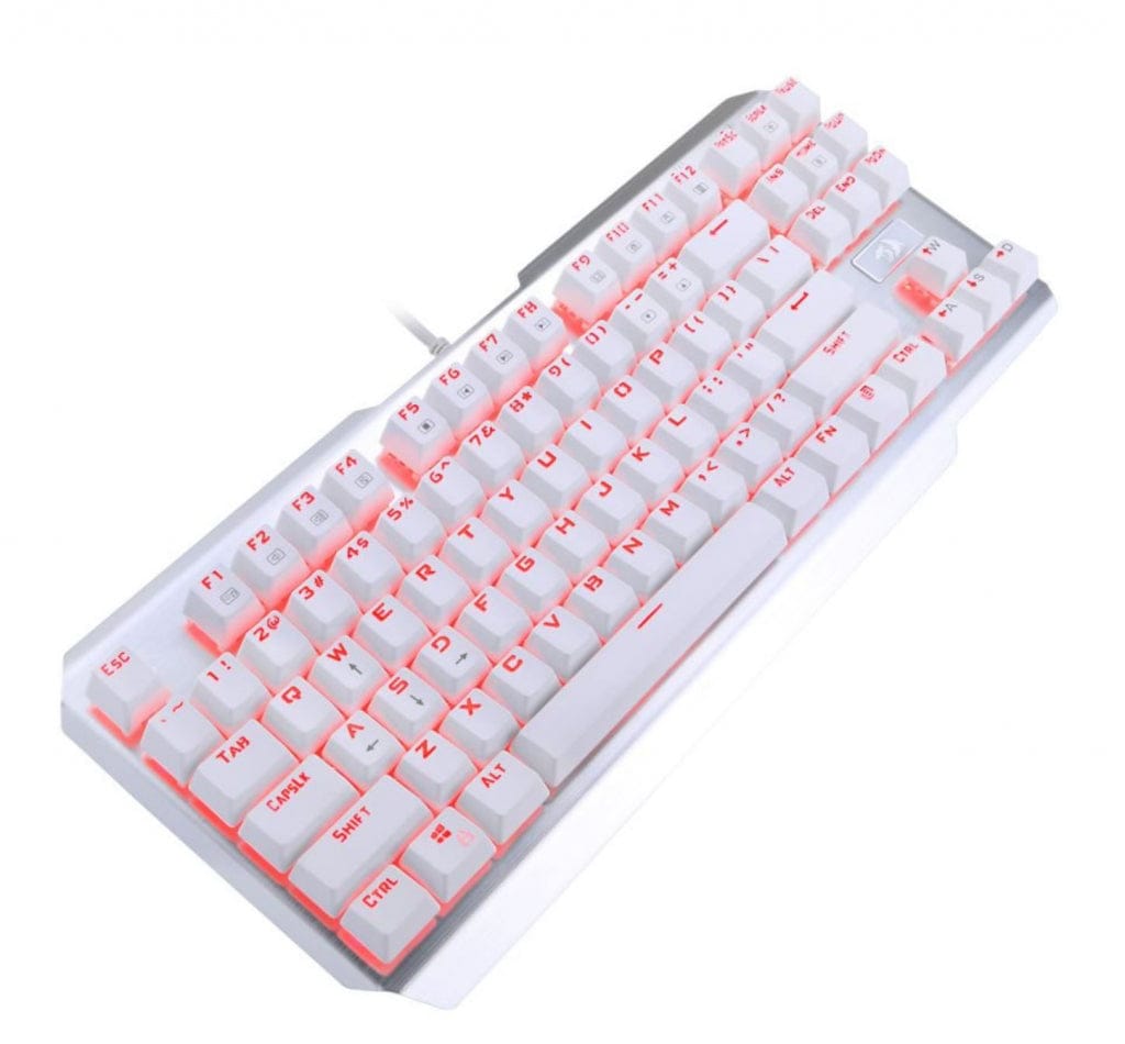 REDRAGON USAS K553W ŽIČNA TIPKOVNICA, BELA 6950376704467