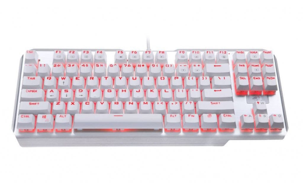 REDRAGON USAS K553W ŽIČNA TIPKOVNICA, BELA 6950376704467