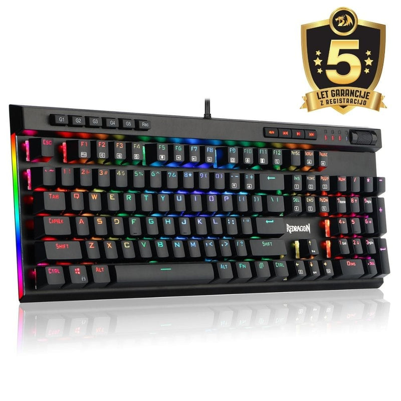 REDRAGON VATA K580 RGB GAMING MEHANIČNA ŽIČNA TIPKOVNICA 6950376783349