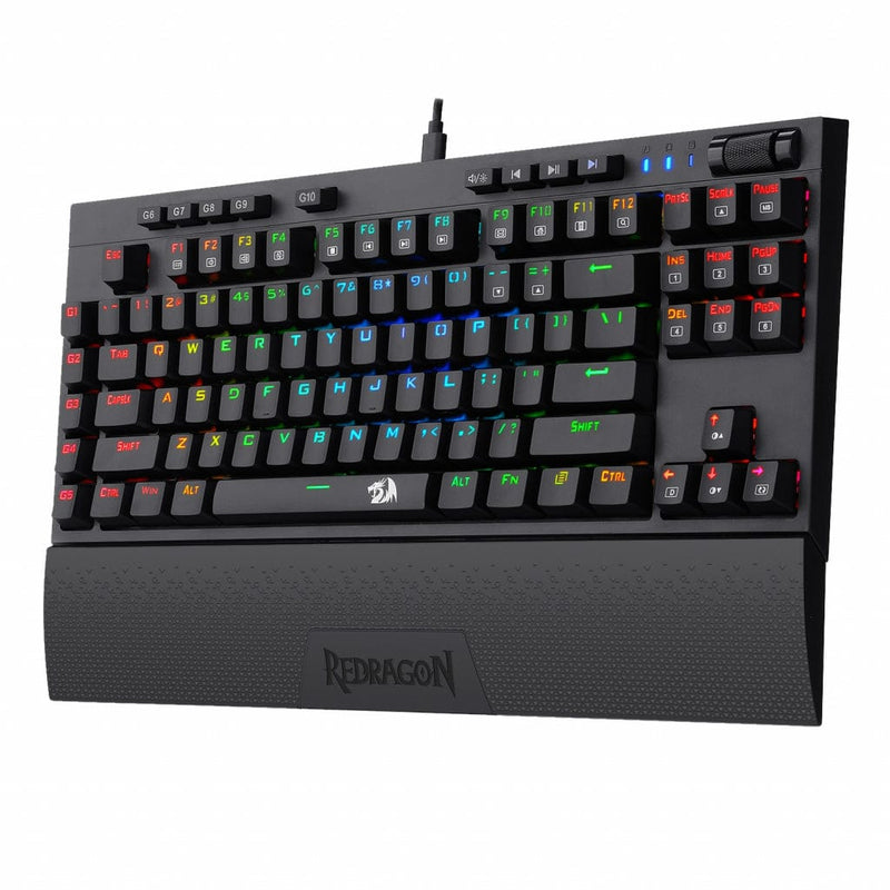 REDRAGON VISHNU K596RGB GAMING TIPKOVNICA, RDEČA STIKALA 6950376776761