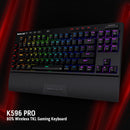 REDRAGON VISHNU PRO K596RGB-PRO WIRED & 2.4G & BT RED SWITCH TIPKOVNICA 6950376721594