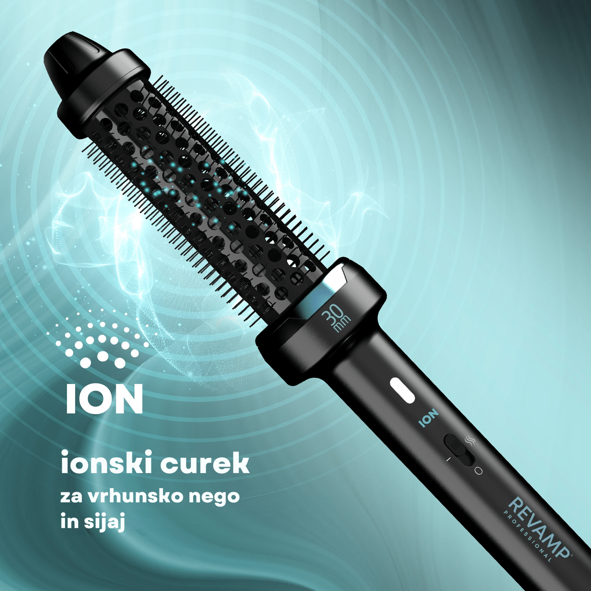 REVAMP CERAMIC 30MM HOT BRUSH BR-1300A 5010777164183