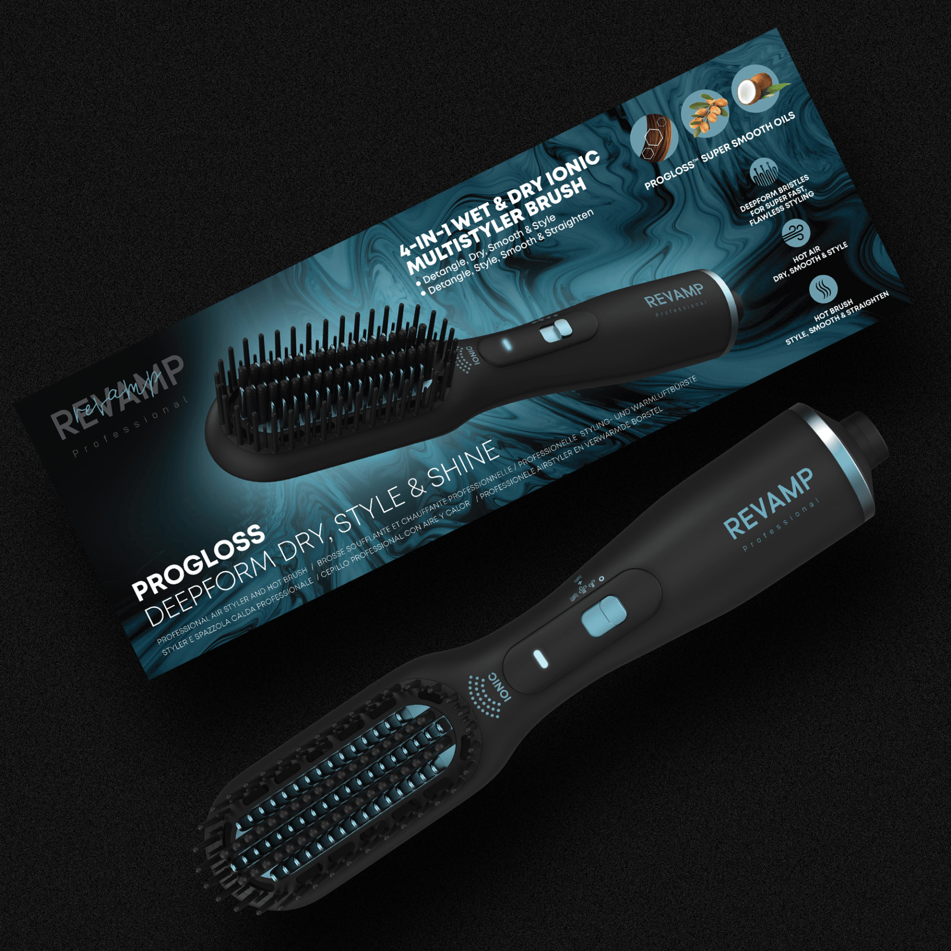 REVAMP DEEPFORM STRAIGHT & STYLE BR-2500 OBLIKOVALNIK Z VROČIM ZRAKOM 5010777154115
