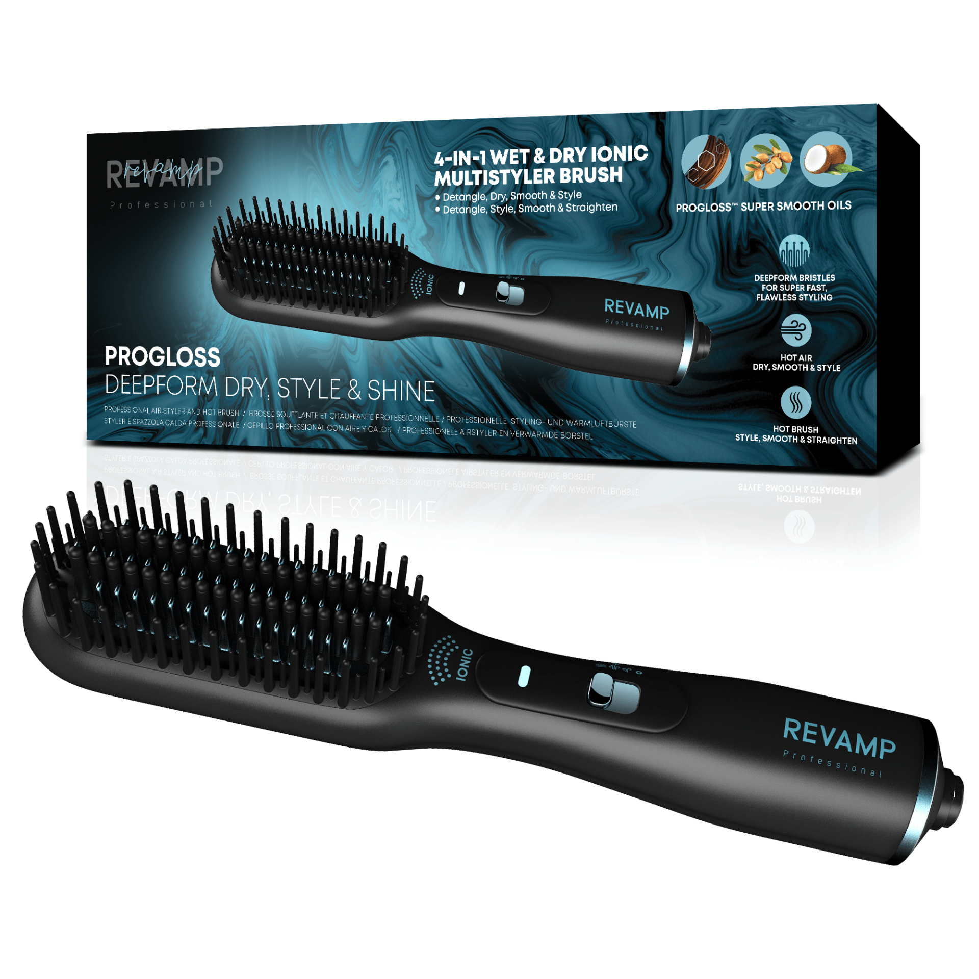 REVAMP DEEPFORM STRAIGHT & STYLE BR-2500 OBLIKOVALNIK Z VROČIM ZRAKOM 5010777154115
