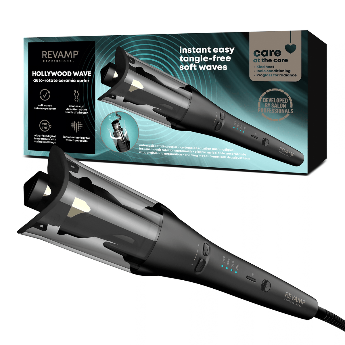 REVAMP HOLLYWOOD CURL AUTO-ROTATE CERAMIC CURLER CL-2250X-EU AVTOMATSKI KODRALNIK 5010777154177