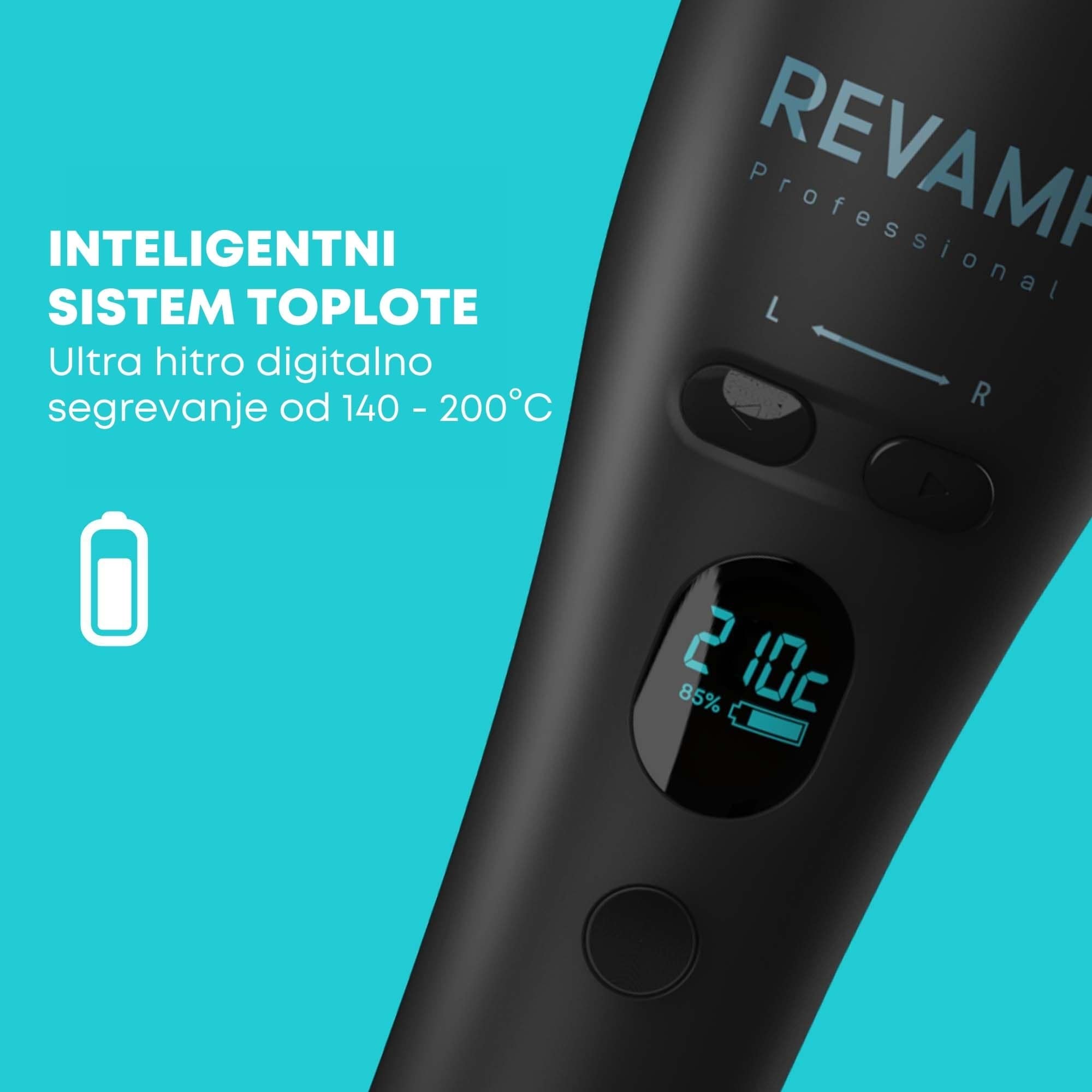 REVAMP iGEN PROGLOSS HOLLYWOOD CURL CL-2750 BREZŽIČNI KODRALNIK ZA LASE 5010777158038