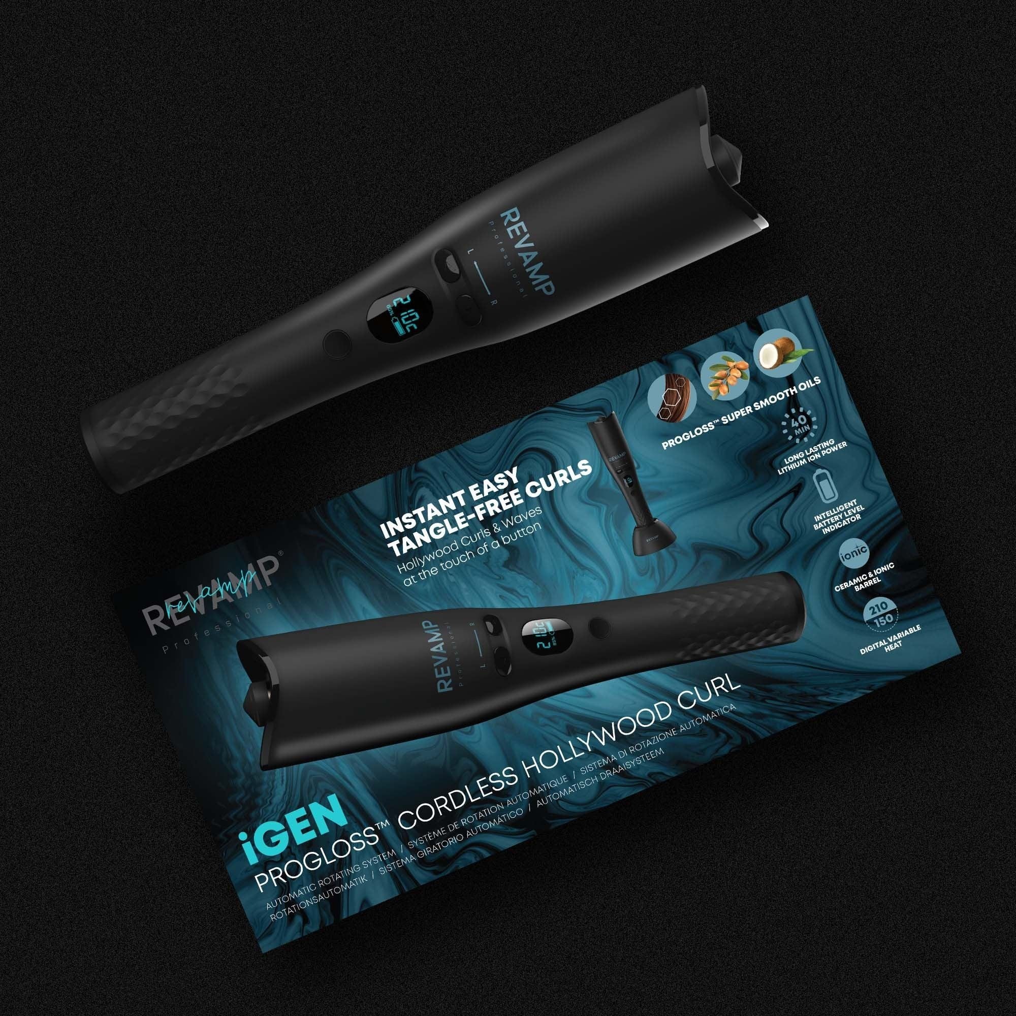 REVAMP iGEN PROGLOSS HOLLYWOOD CURL CL-2750 BREZŽIČNI KODRALNIK ZA LASE 5010777158038