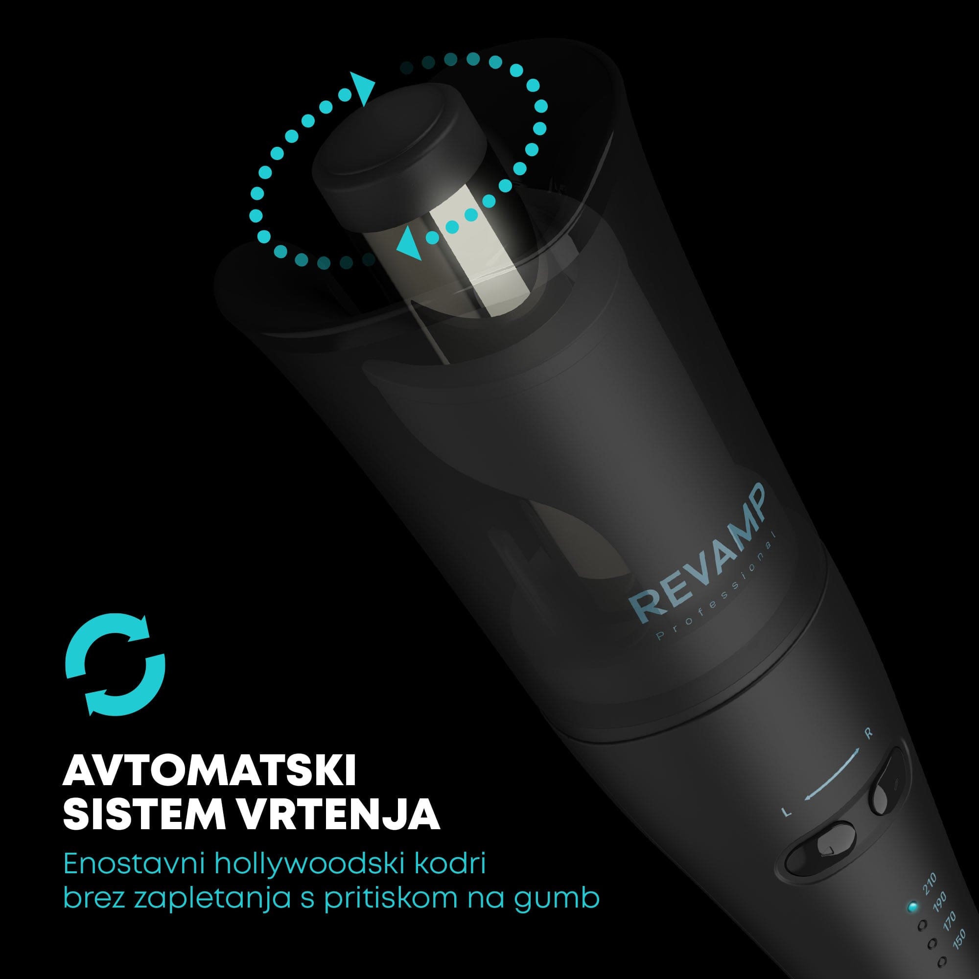 REVAMP PROGLOSS HOLLYWOOD CURL AUTOCURLER CL-2000 KODRALNIK 5010777150964