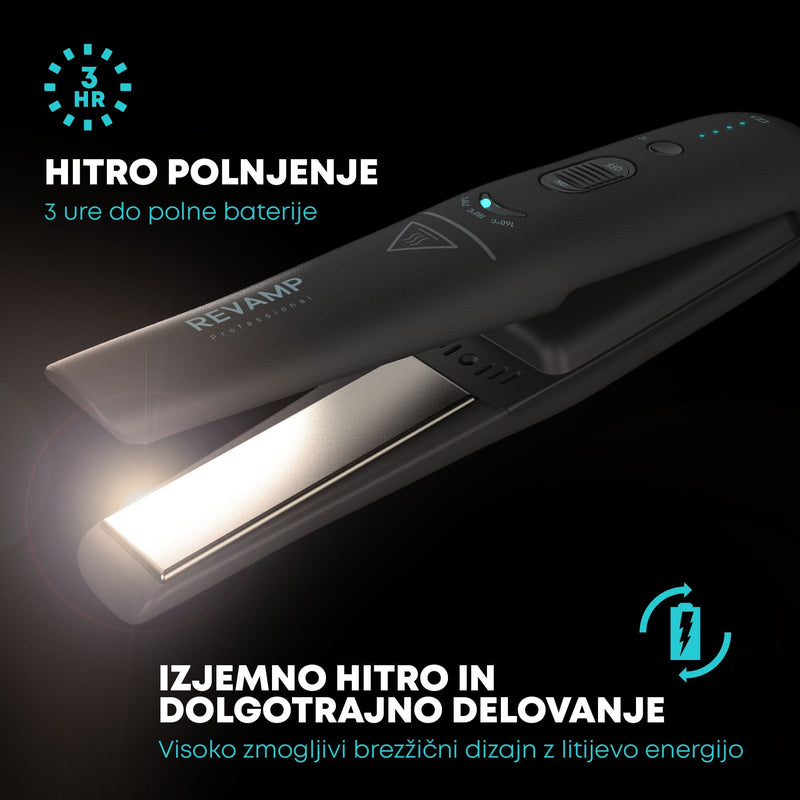 REVAMP PROGLOSS LIBERATE CORDLESS COMPACT ST-1700 BREZŽIČNI LIKALNIK ZA LASE 5010777150902