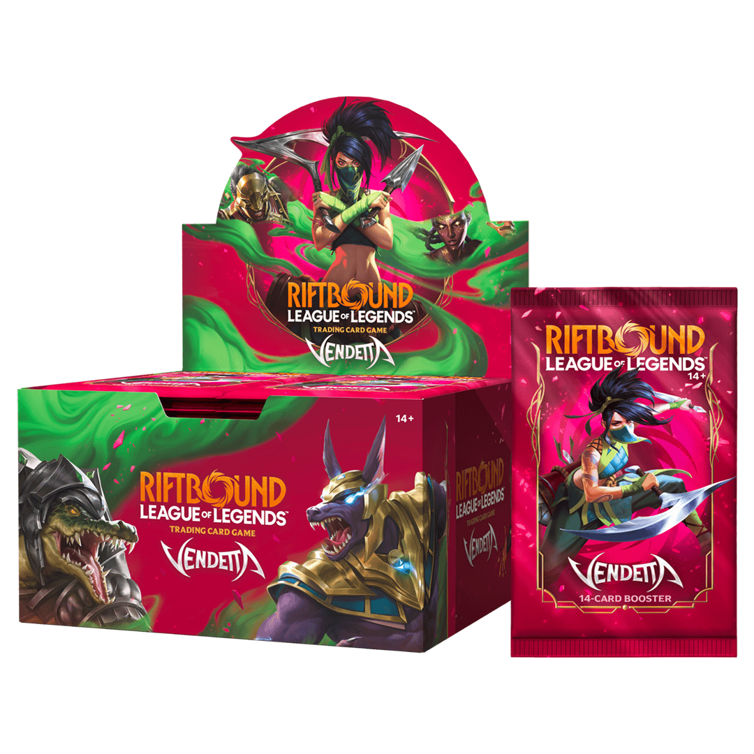 Riftbound: League of Legends TCG – Vendetta Booster Display (24 Boosters) 810155275785