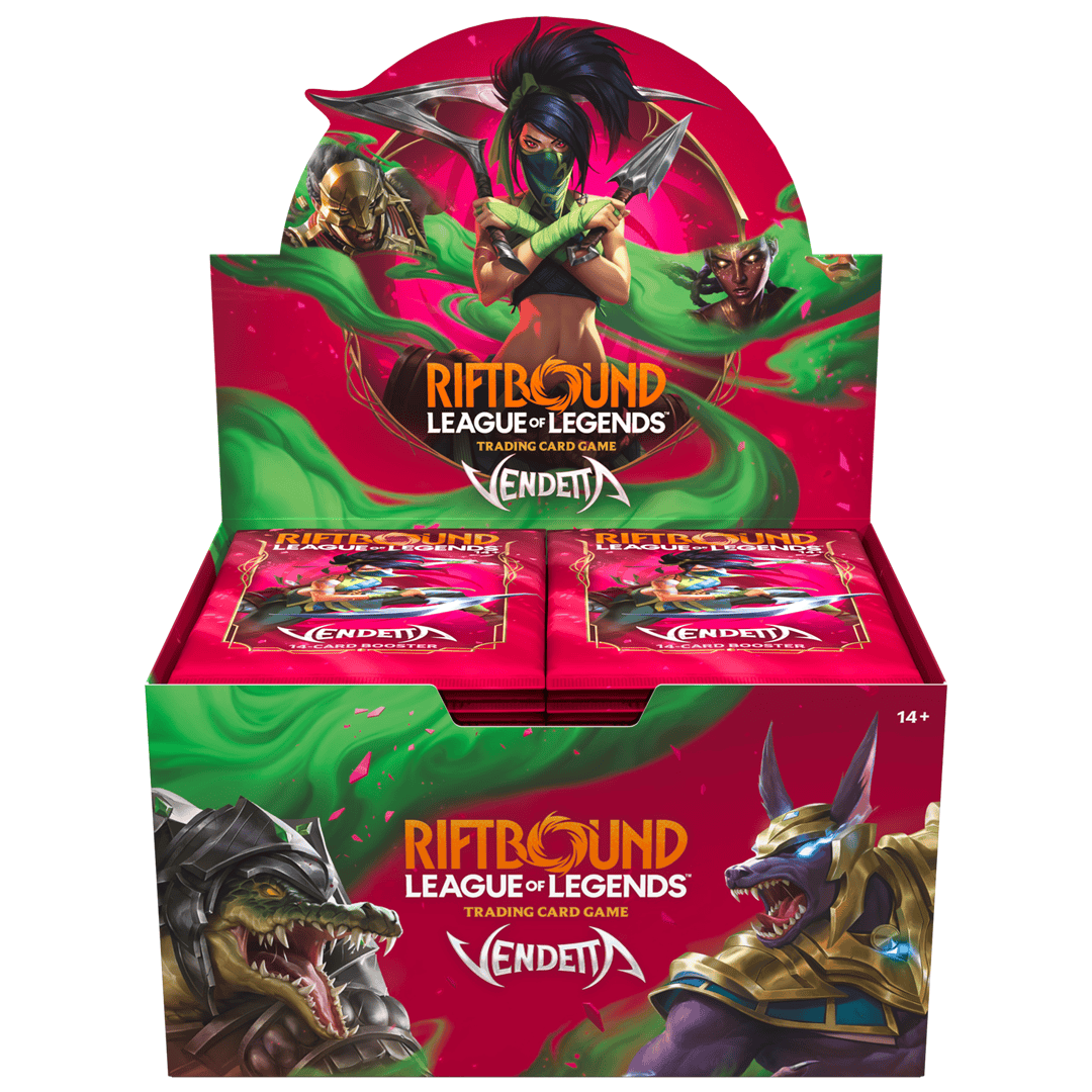 Riftbound: League of Legends TCG – Vendetta Booster Display (24 Boosters) 810155275785