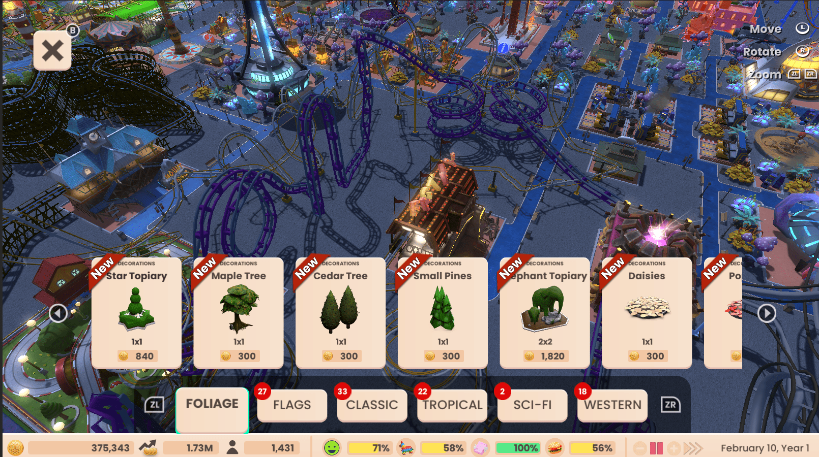 Rollercoaster Tycoon Adventures Deluxe (Playstation 4) 5056635604576