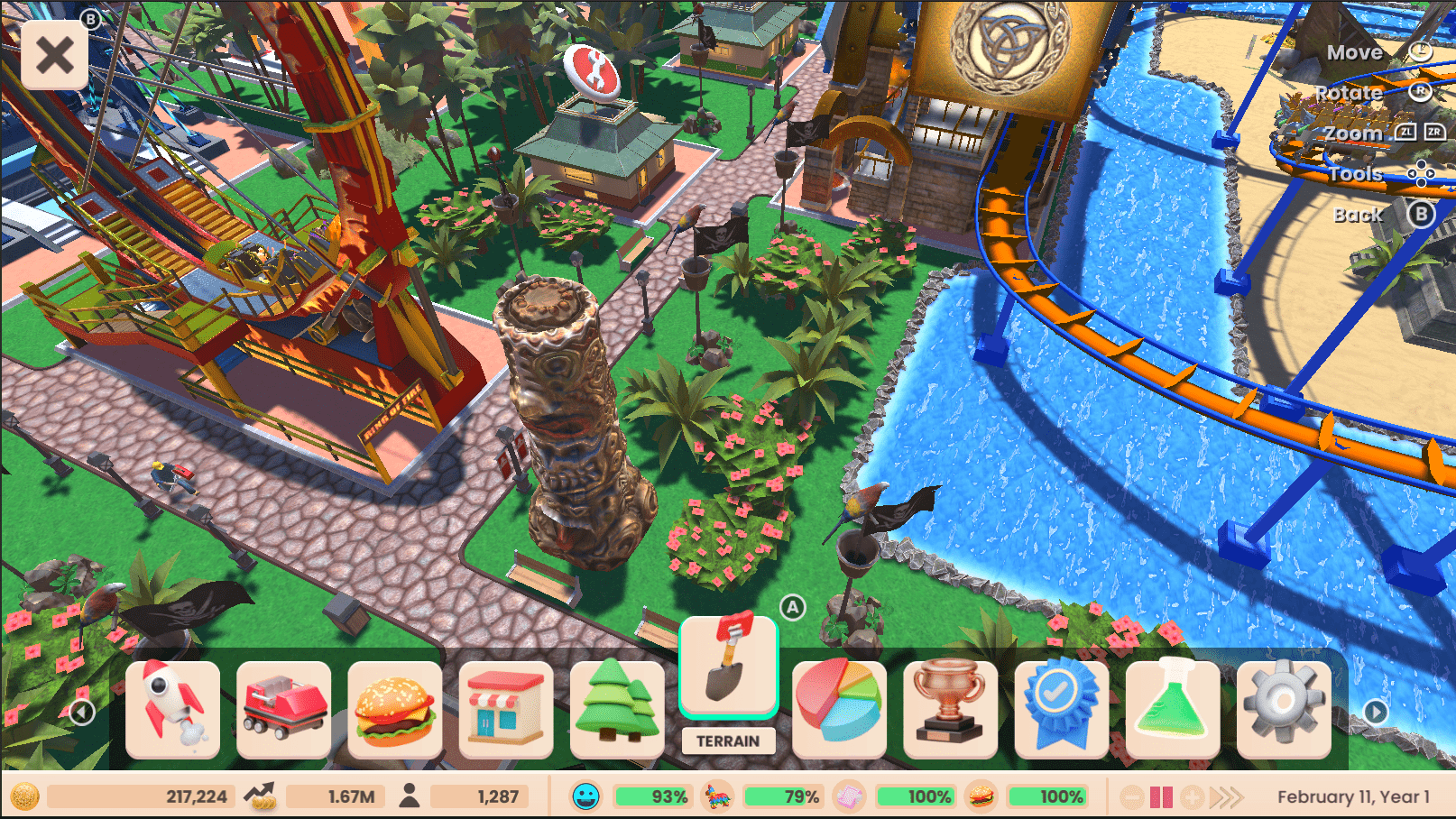 Rollercoaster Tycoon Adventures Deluxe (Playstation 4) 5056635604576