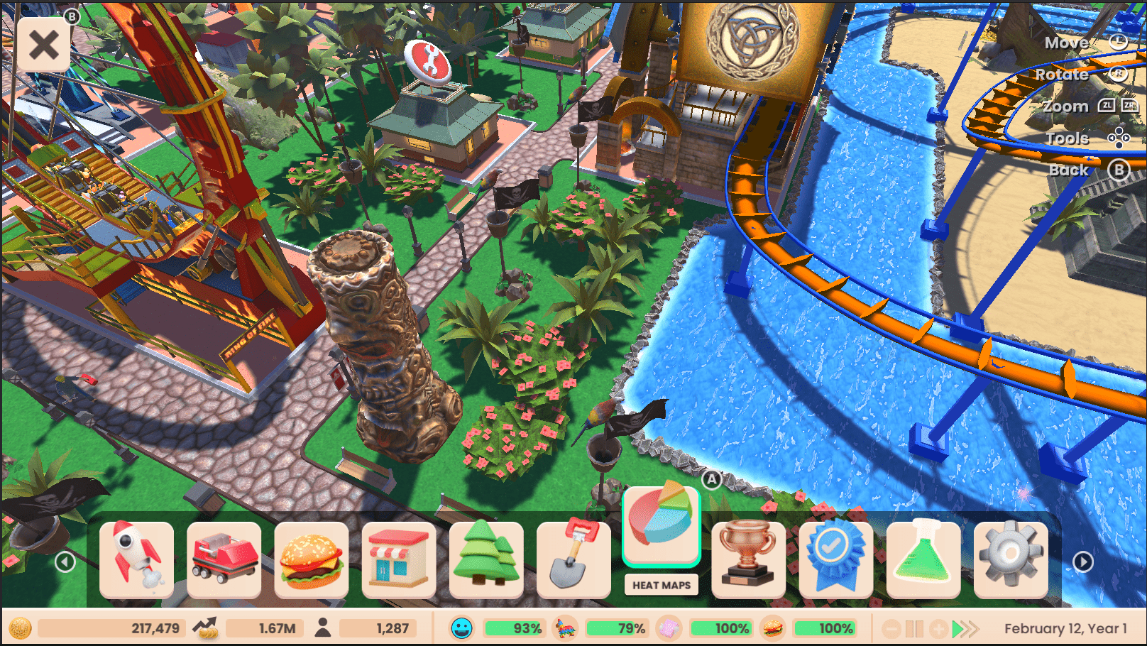 Rollercoaster Tycoon Adventures Deluxe (Playstation 4) 5056635604576