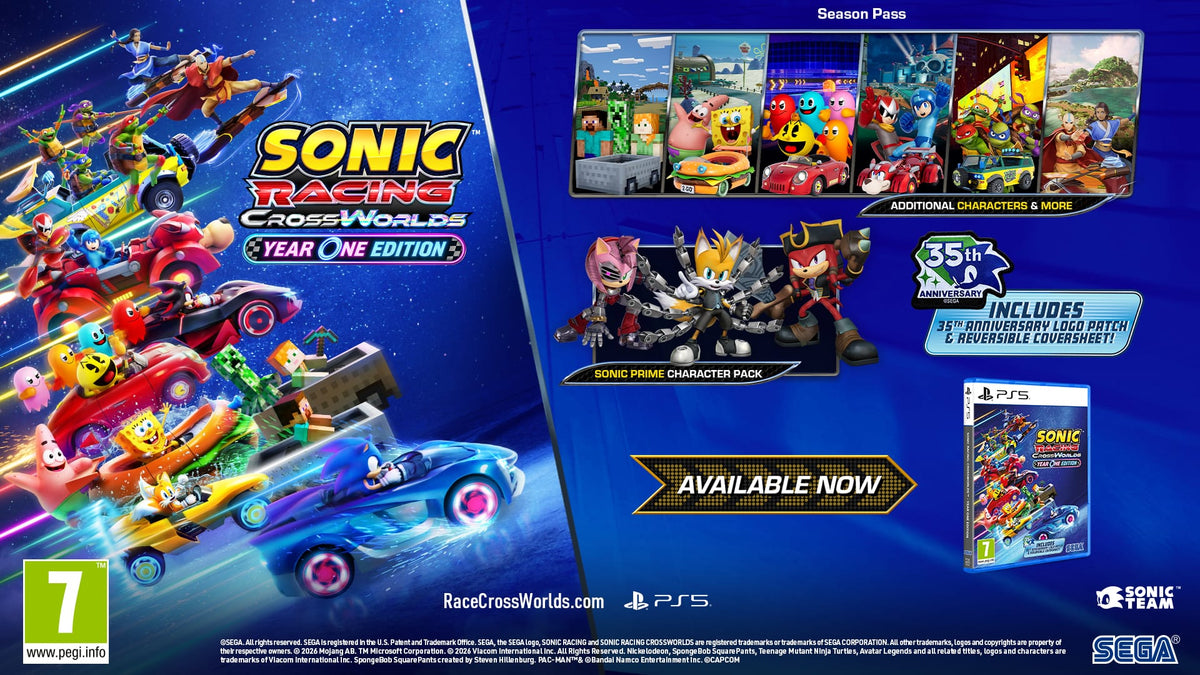 Sonic Racing: Crossworlds - Year One Edition (Playstation 5) 5055277059065