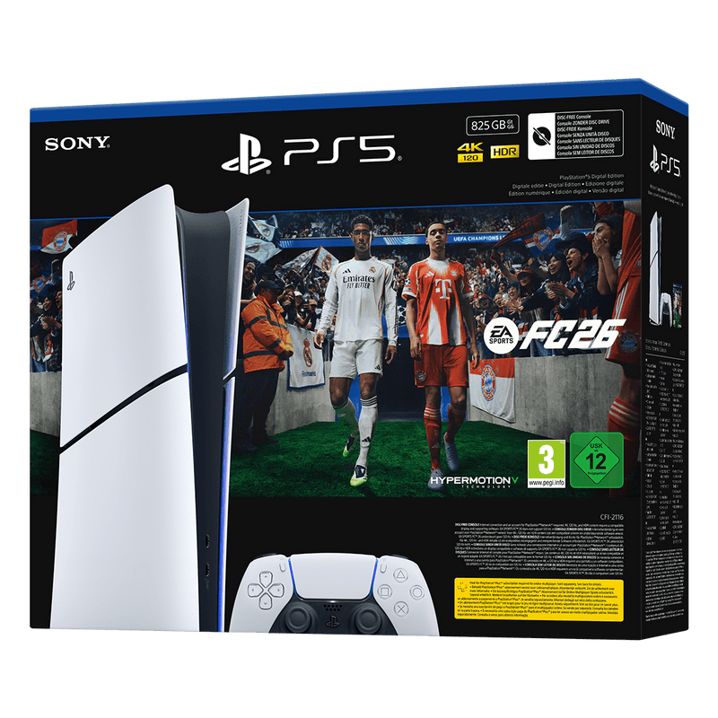 SONY PlayStation 5 digital 825GB + FC26 711719021933