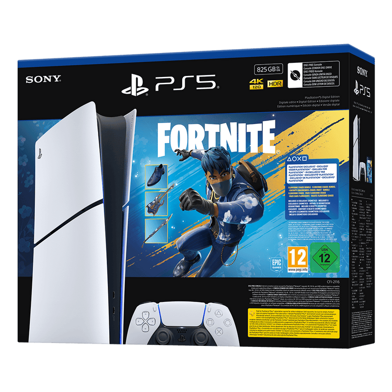 SONY PlayStation 5 digital 825GB + Fortnite Flowering Chaos 711719021742