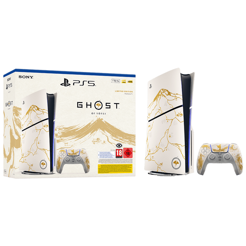 SONY Playstation 5 standard gold + Ghost of Yotei LE 711719599661