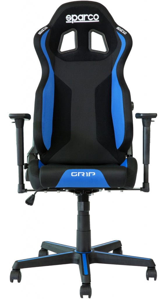 SPARCO GRIP gaming stol črno - modre barve 8033280302719