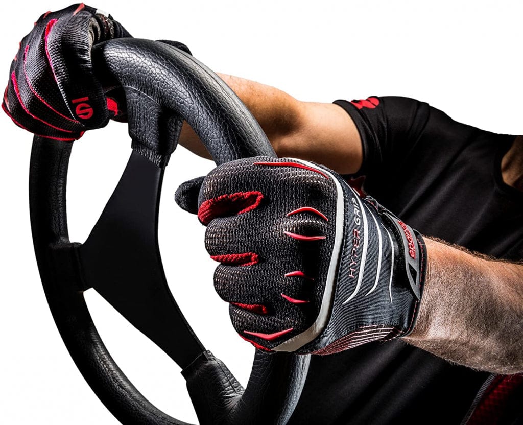SPARCO HYPERGRIP rokavice TG.12 - XL, črno - rdeče barve 8033280241520