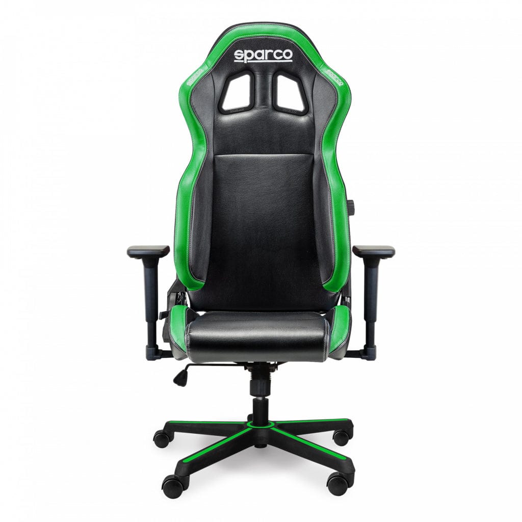 SPARCO ICON gaming stol črno - zelene barve 8033280303709