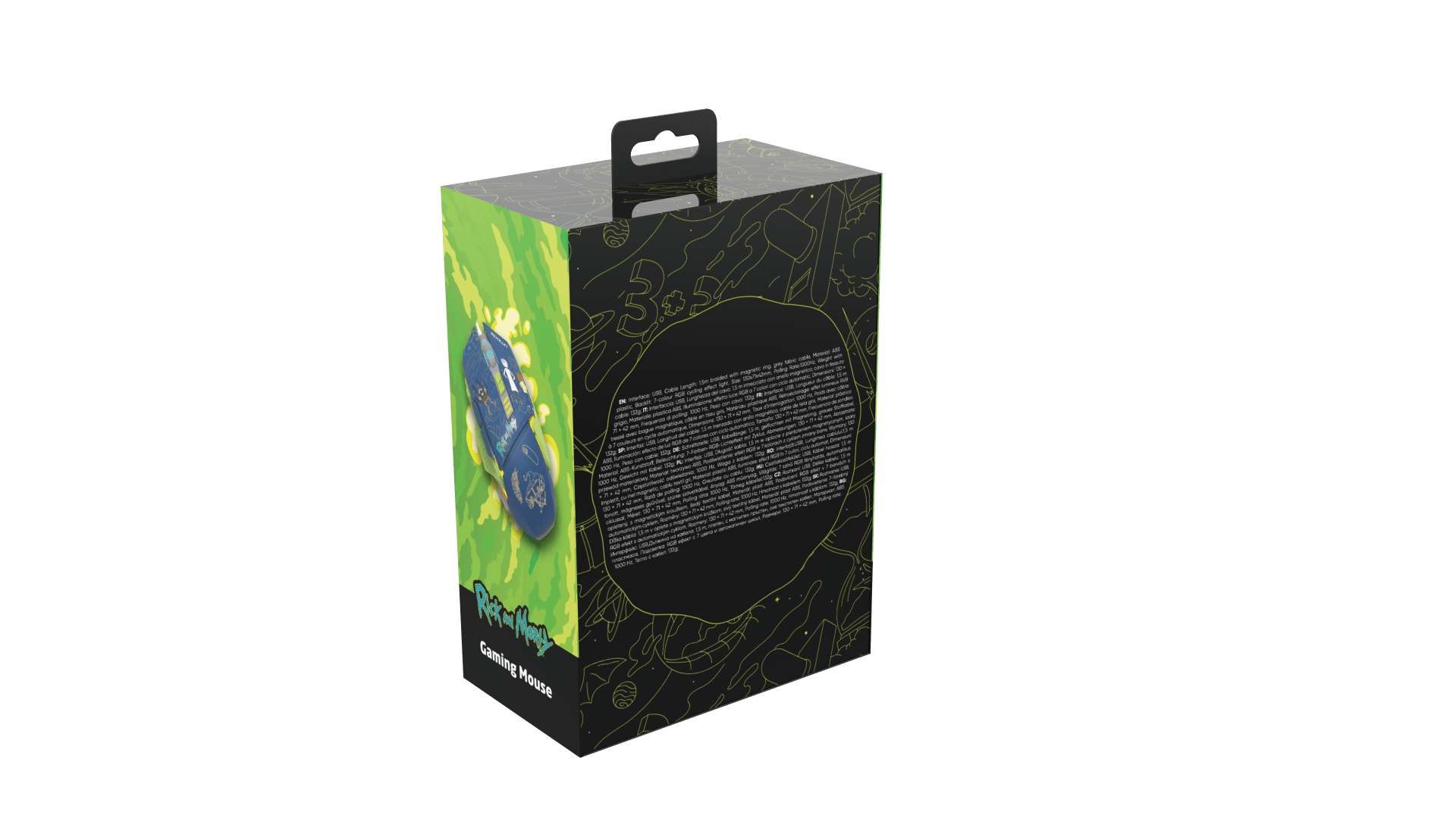 SPAWN GAMING RGB MIŠKA - RICK AND MORTY 8605042624812