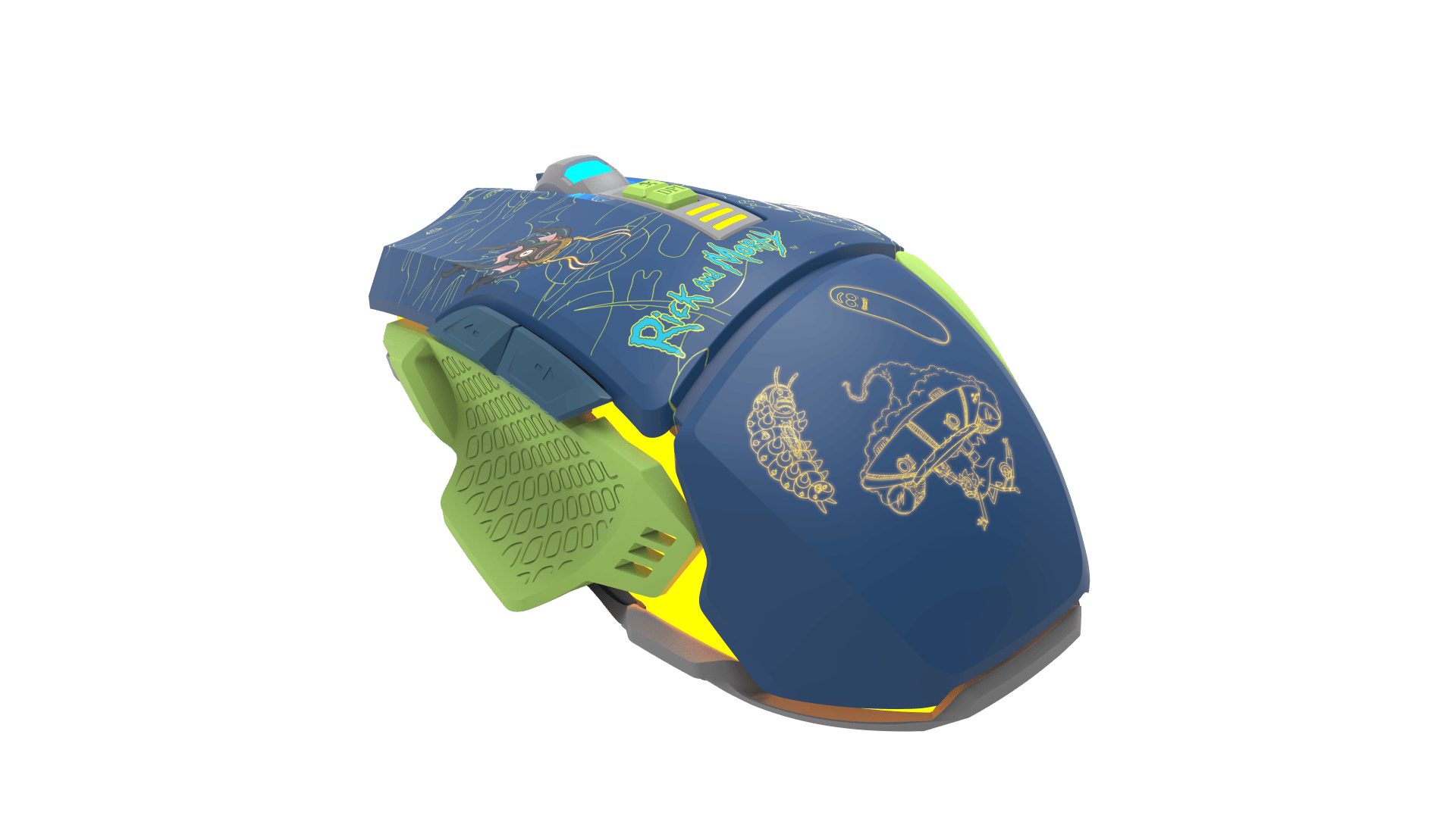 SPAWN GAMING RGB MIŠKA - RICK AND MORTY 8605042624812