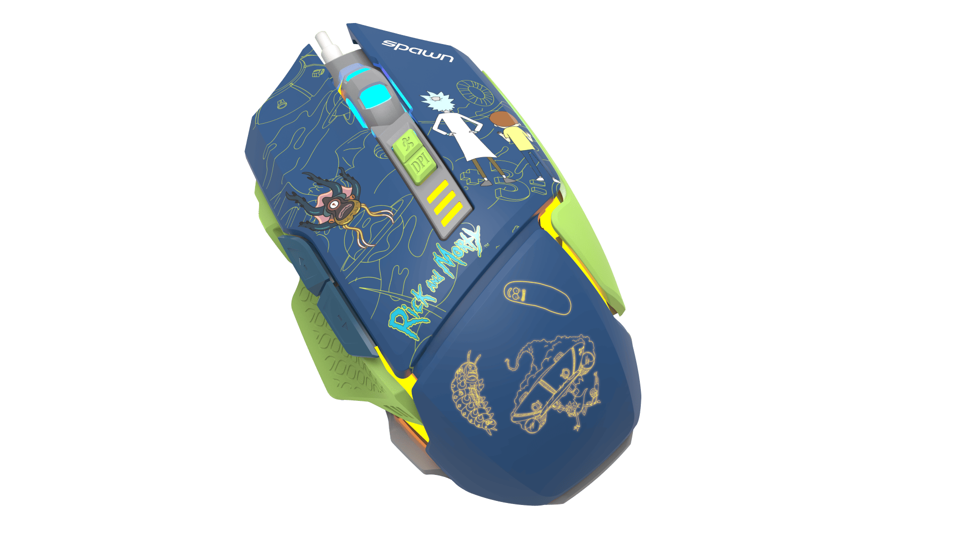 SPAWN GAMING RGB MIŠKA - RICK AND MORTY 8605042624812
