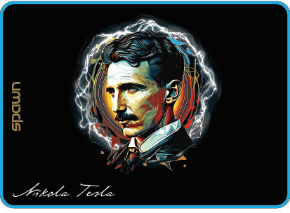 SPAWN TESLA podloga za miško - M 8605042624379