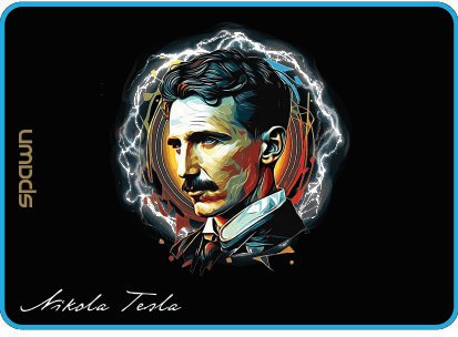 SPAWN TESLA podloga za miško - M 8605042624379