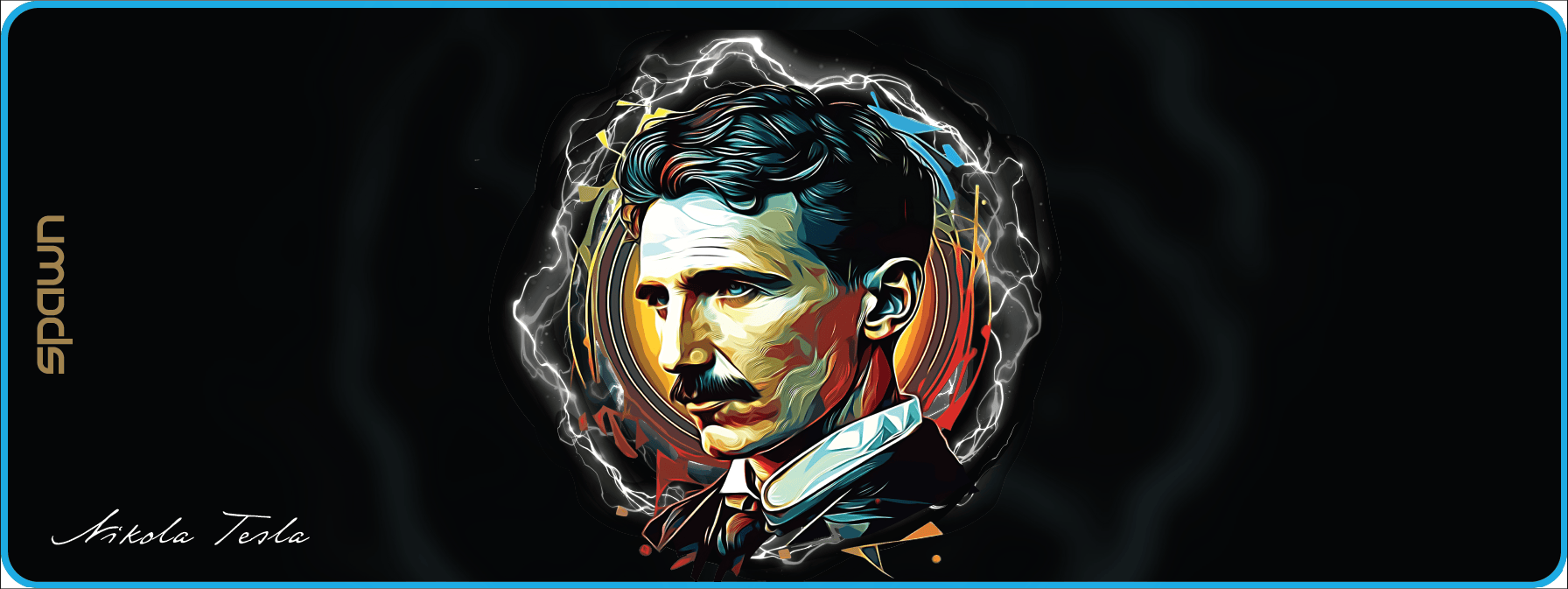 SPAWN TESLA podloga za miško - XL 8605042624386