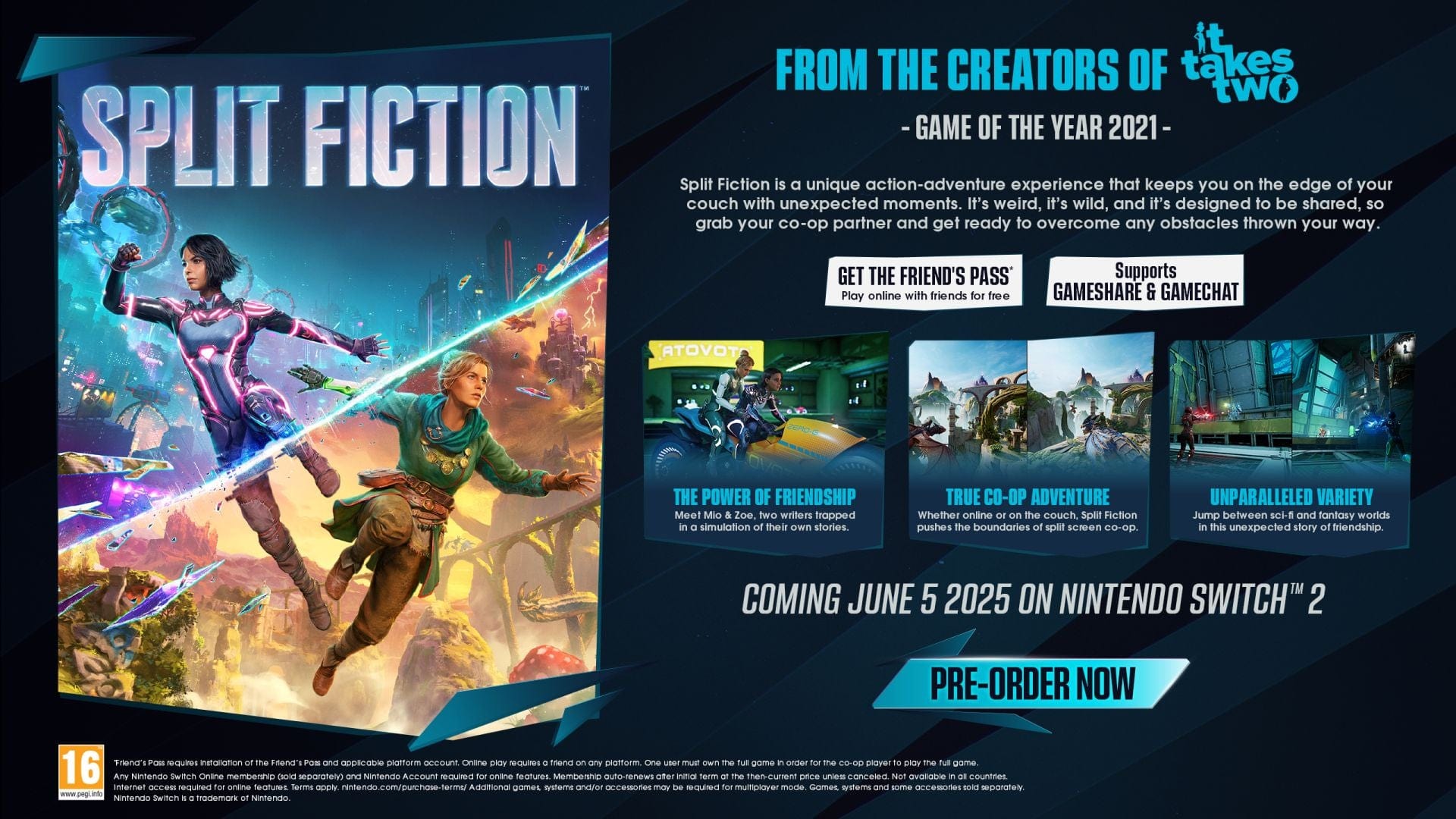 Split Fiction 2 (CIAB) (Nintendo Switch 2) 5035228125414