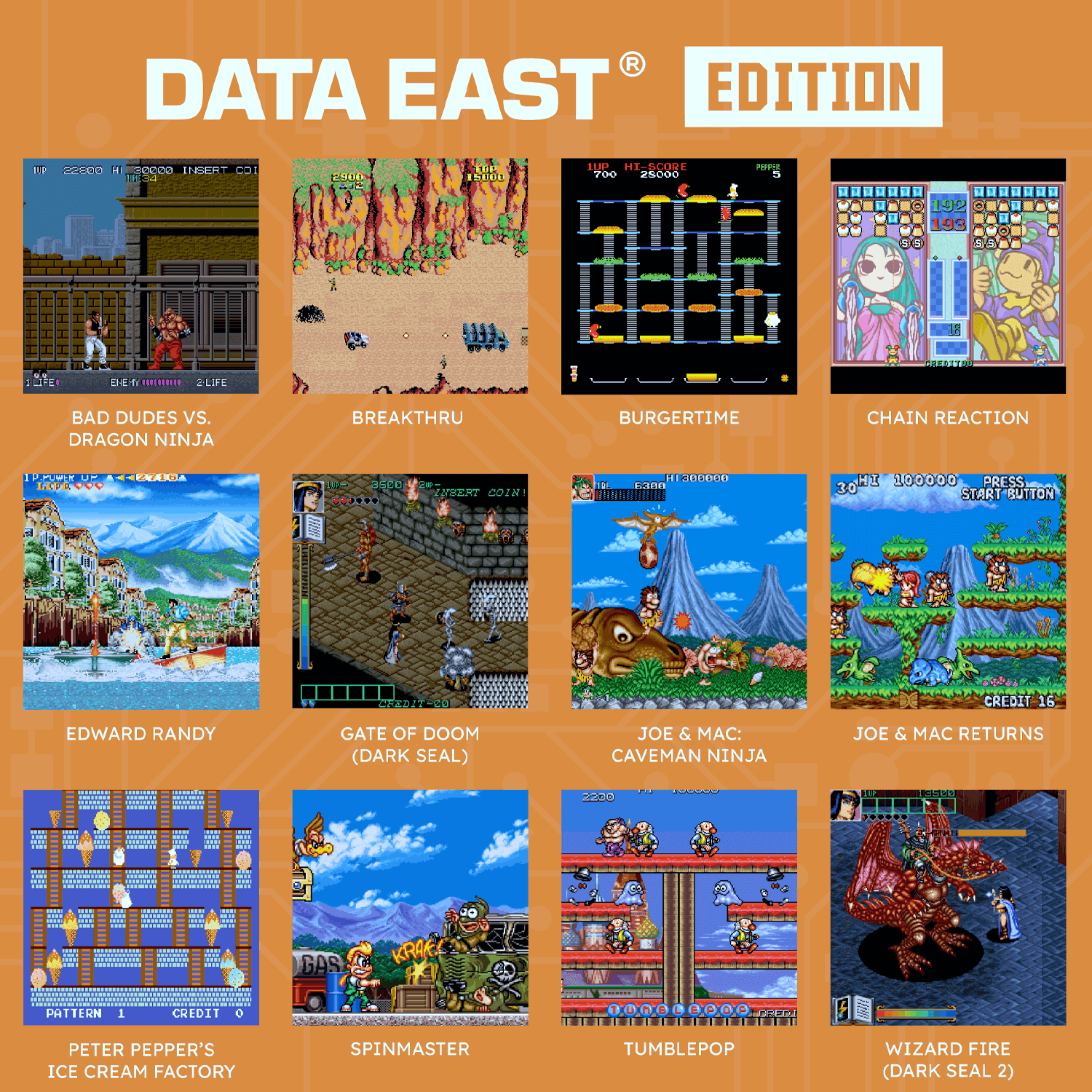Super Pocket: Data East Edition (EVERCADE) 5060990241185