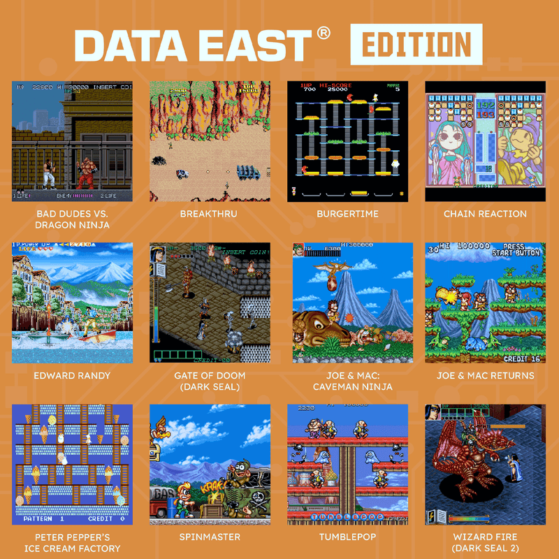 Super Pocket: Data East Edition (EVERCADE) 5060990241185