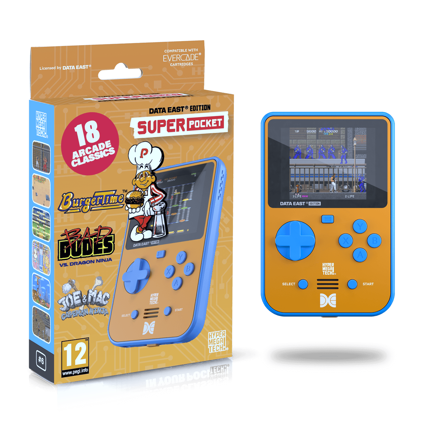 Super Pocket: Data East Edition (EVERCADE) 5060990241185