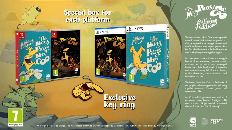 The Many Pieces Of Mr. Coo - Fantabulous Edition (Nintendo Switch) 8437024411215