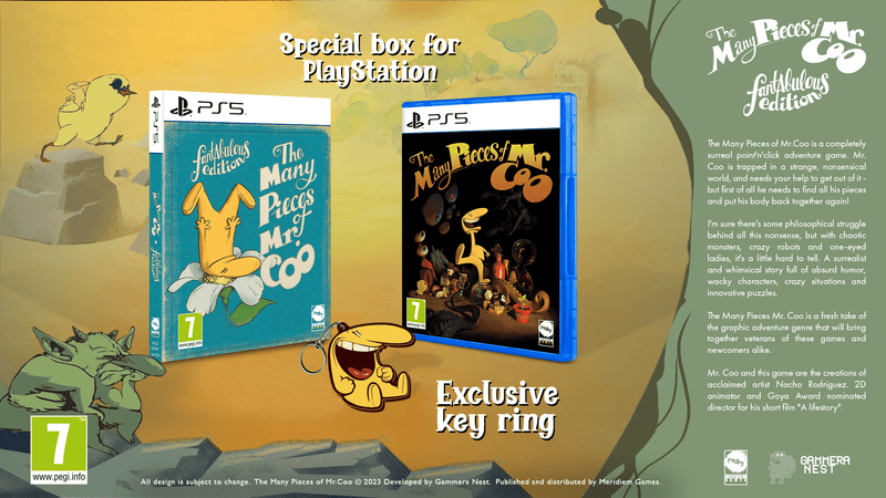 The Many Pieces Of Mr. Coo - Fantabulous Edition (Playstation 5) 8437024411185