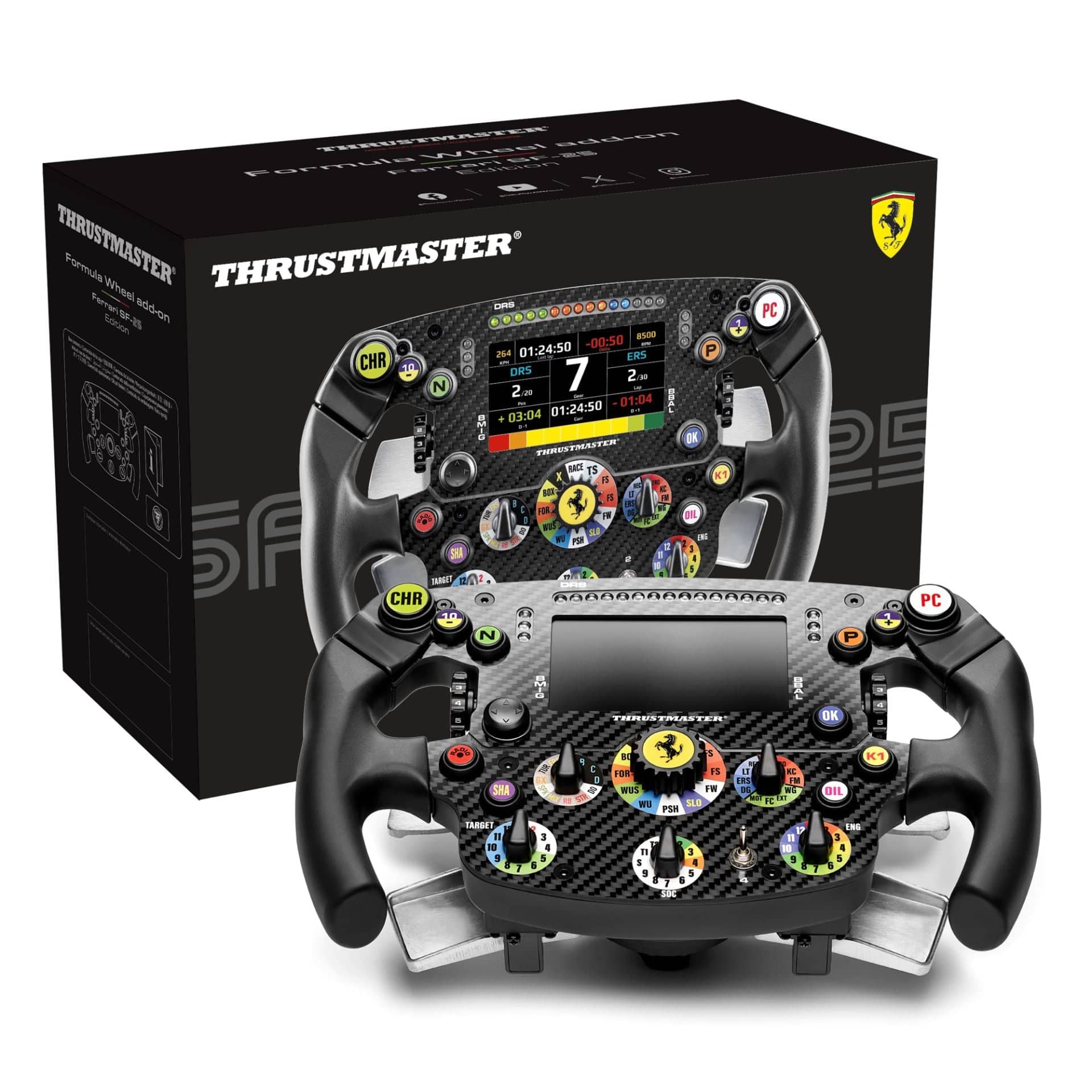 THRUSTMASTER FERRARI SF-25 FORMULA WHEEL ADD-ON REPLICA PS4/PS5/PC DODATEK ZA VOLAN 3362934005436