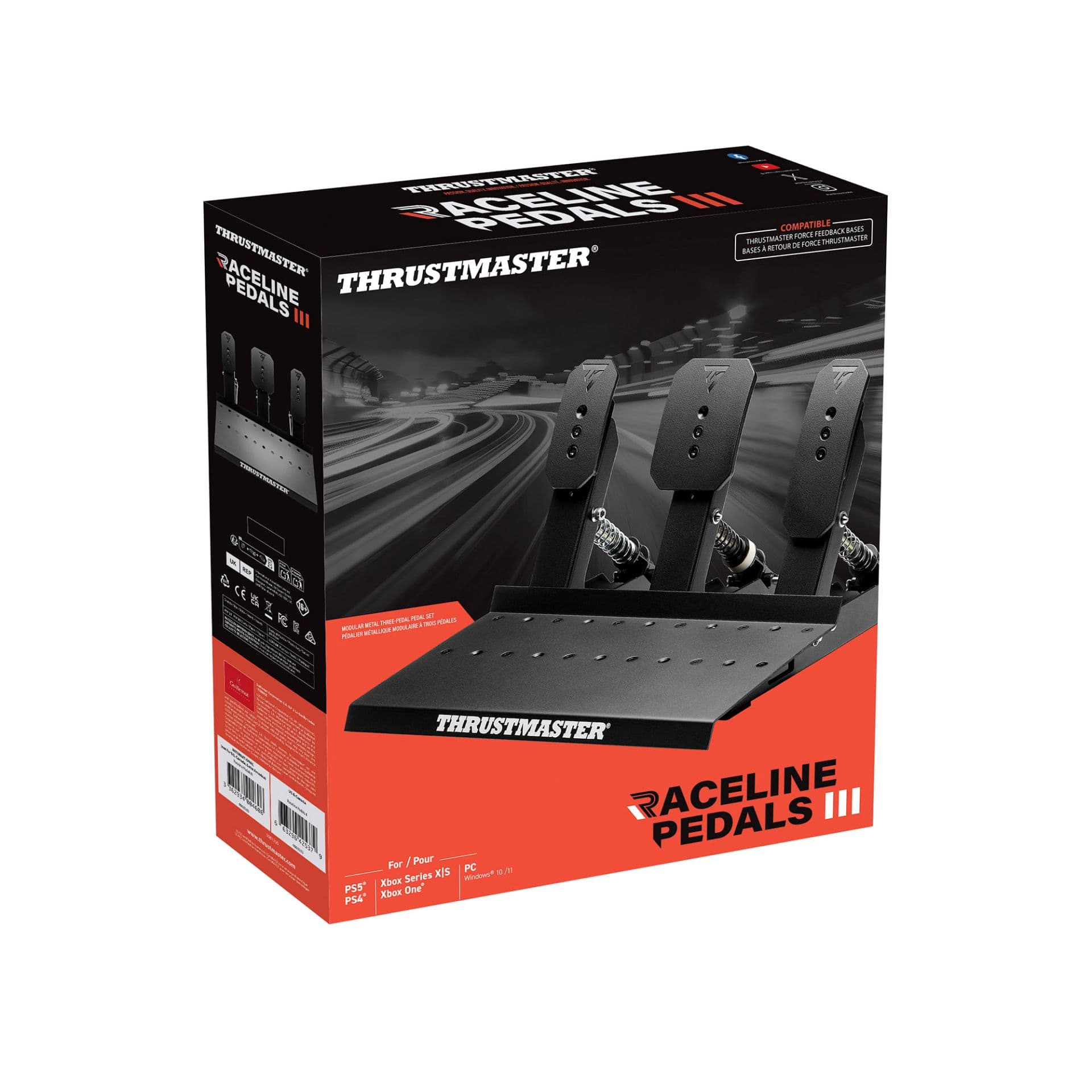 THRUSTMASTER RACELINE PEDALS III LC set pedal za PC/PS5/PS4/XBOX ONE/S/X 3362934004613