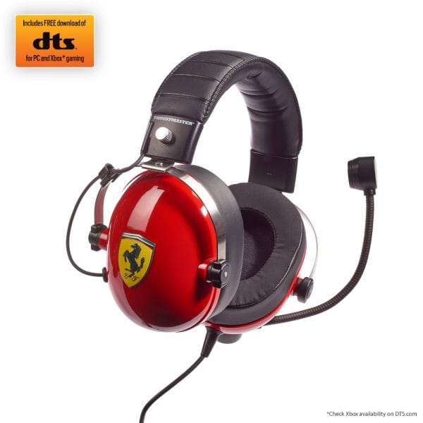 THRUSTMASTER T.RACING SCUDERIA FERRARI GAMING SLUŠALKE-DTS 3362934002701