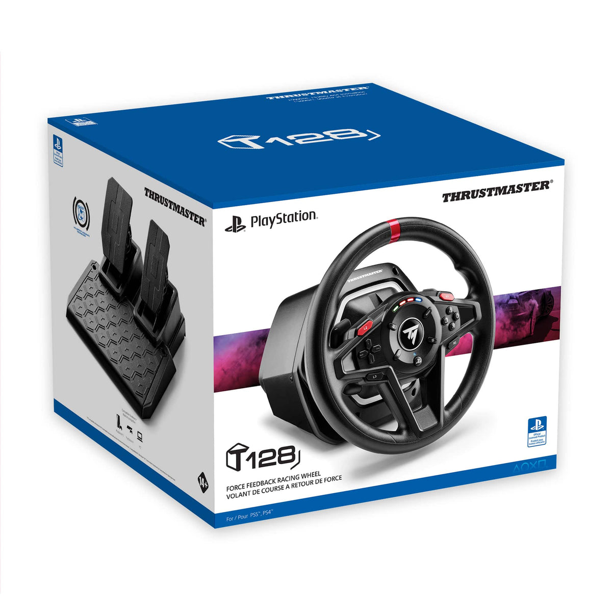 THRUSTMASTER T128-P RACING WHEEL - TYPE C (PLUG EU) PS4/PS5/PC DIRKALNI VOLAN 3362934111564