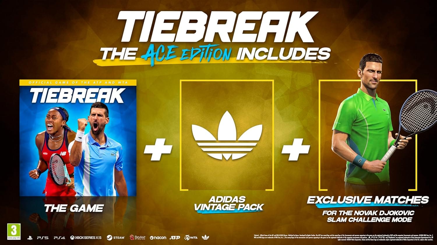 Tiebreak: Official Game Of The ATP And WTA - ACE EDITION (XBOX) 3665962021011