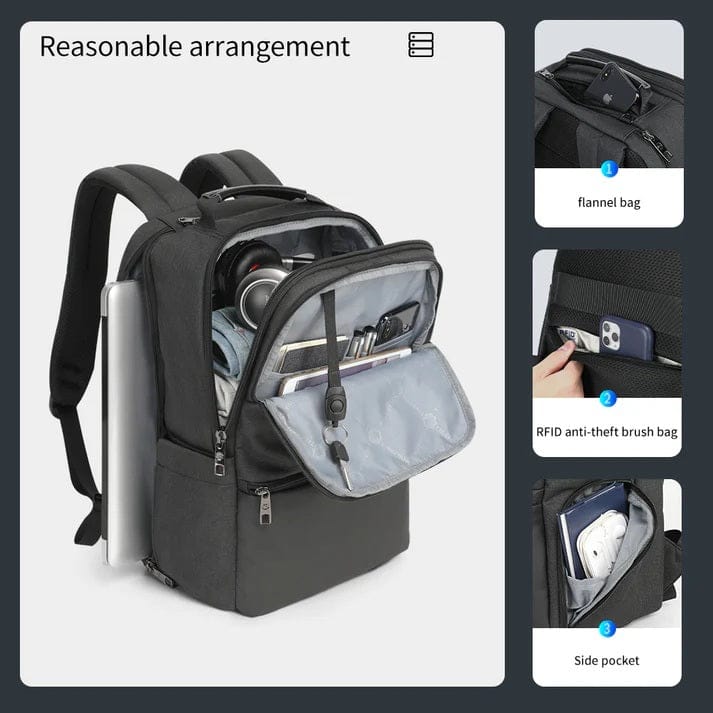 TIGERNU HYDRUS NAHRBTNIK ZA PRENOSNI RAČUNALNIK 15.6" ČRN 6928112310050