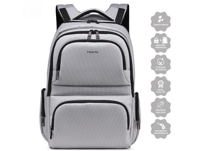 TIGERNU TITAN NAHRBTNIK ZA PRENOSNI RAČUNALNIK 15.6" ČRN 6928112302550