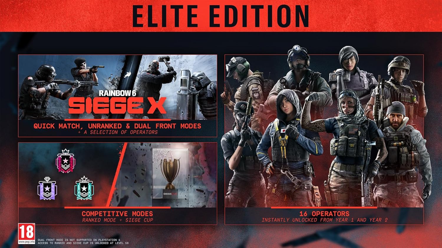 Tom Clancy's Rainbow Six Siege X - Elite Edition (Playstation 5) 3307216306030