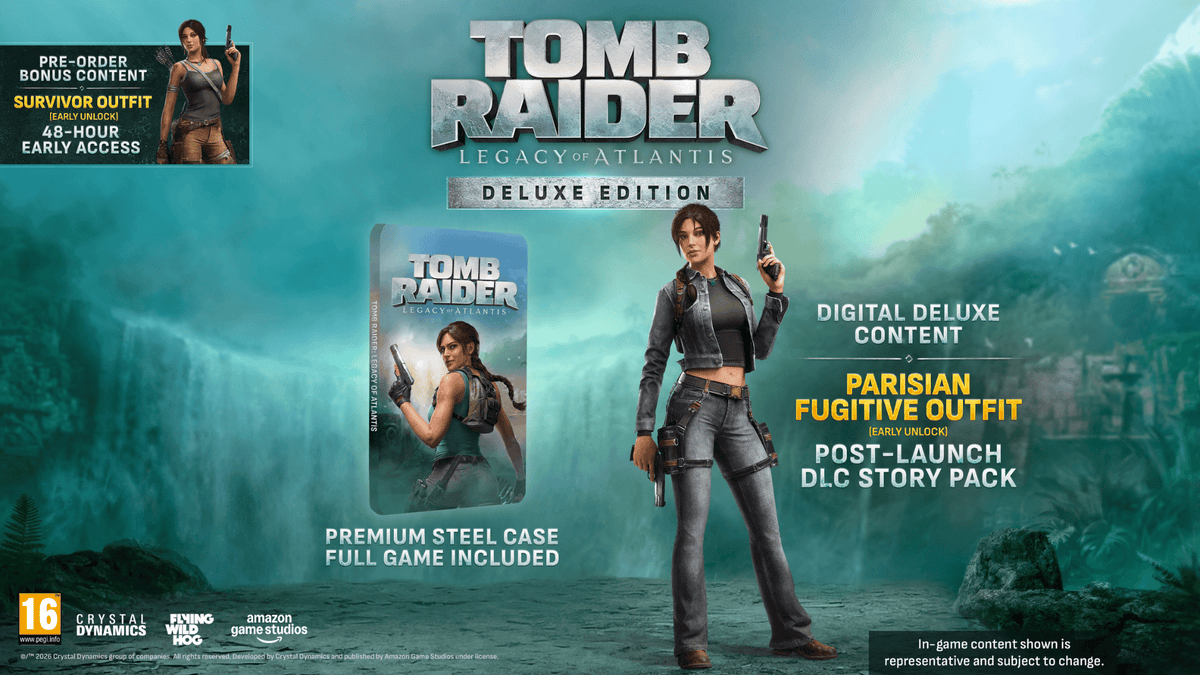 Tomb Raider: Legacy Of Atlantis - Deluxe Edition (Nintendo Switch 2) 4020628534318