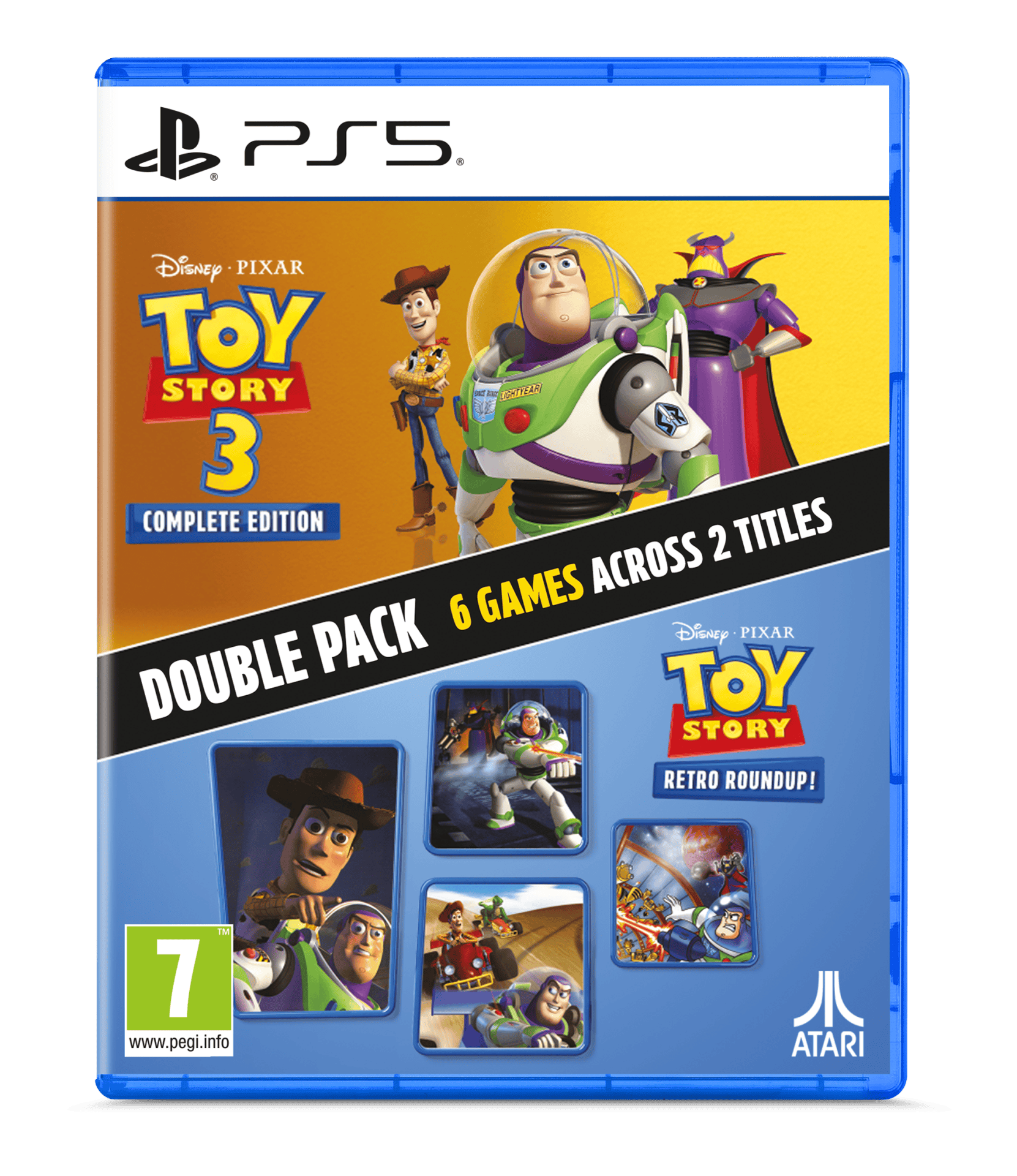 Toy Story: Retro Roundup! + Toy Story 3 Complete Edition Double Pack (Playstation 5) 5056635623584