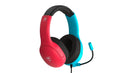 TURTLE BEACH NINTENDO SWITCH 2 AIRLITE FIT ŽIČNE SLUŠALKE NEON MODRO RDEČE BARVE 840454400120