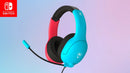 TURTLE BEACH NINTENDO SWITCH 2 AIRLITE FIT ŽIČNE SLUŠALKE NEON MODRO RDEČE BARVE 840454400120